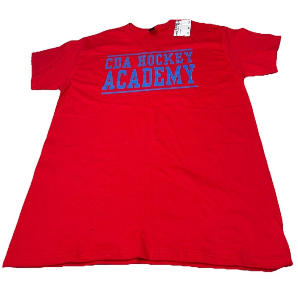 Coeur d'Alene Hockey Academy T-shirt Red Medium New 3b